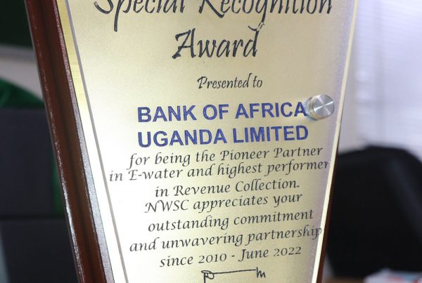 BOA UGANDA honoree par la societe National Water and Sewerage Corporation 3